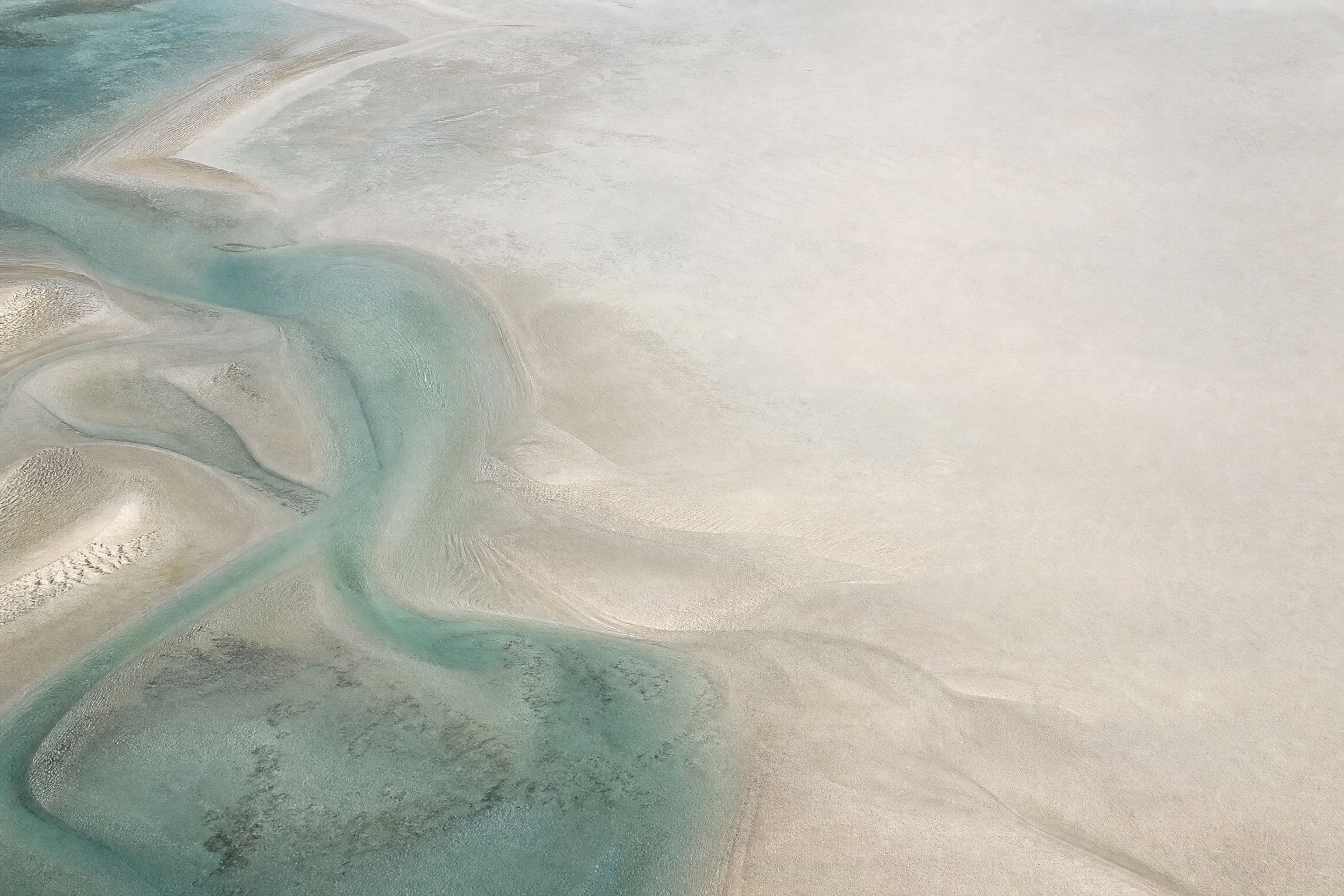 Tidal channels along the coast